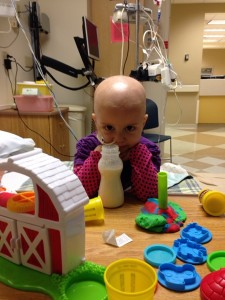 Annika, 2 year old with cancer